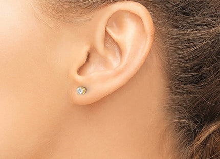 14k Yellow Gold Earrings Style ST2 - Classique Jewelry Inc.