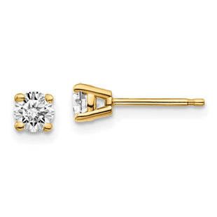 14y .. I1 J-K Diamond Stud Push-on Post Earrings (Style ST2-50)