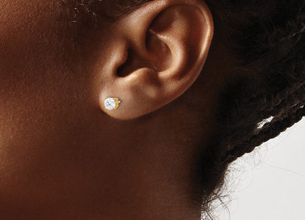 14y .. I1 J-K Diamond Stud Push-on Post Earrings (Style ST2-70)