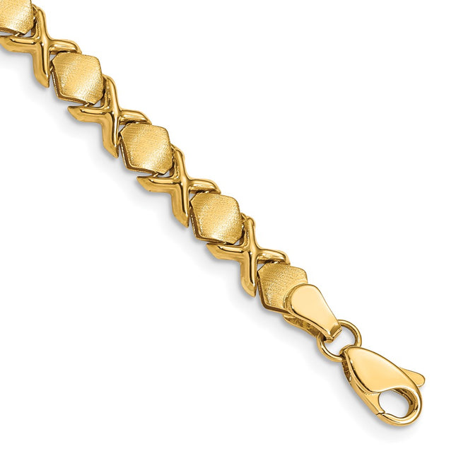 14k Yellow Gold Bracelets Style ST638 - Classique Jewelry Inc.