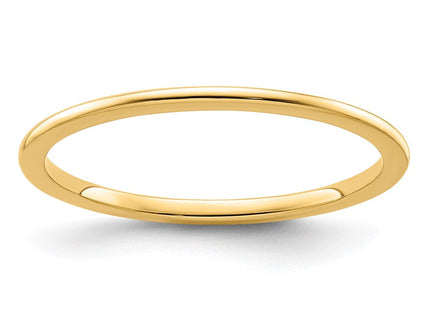 14K yellow gold stackable band