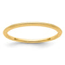 14K Yellow Gold Beaded Stackable Band Size 9