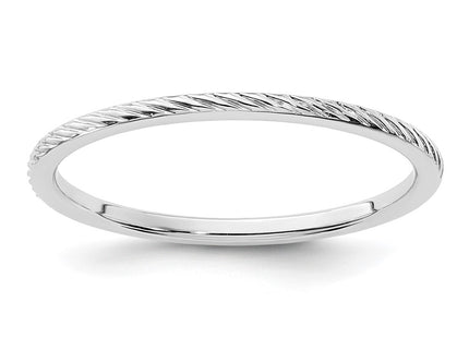 14k White Gold Jewelry Style STK22 - Classique Jewelry Inc.