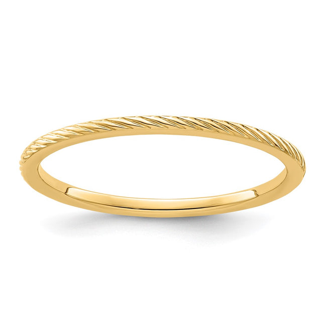 14k Yellow Gold Jewelry Style STK22 - Classique Jewelry Inc.