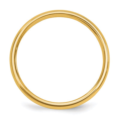 14K Polished Stackable Band