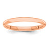 14k Rose Gold Polished Stackable Band Size 5.5