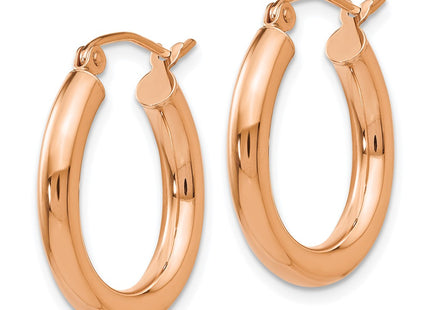 14k Rose Gold Earrings Style T1004 - Classique Jewelry Inc.