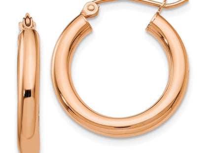 14k Rose Gold Earrings Style T1004 - Classique Jewelry Inc.