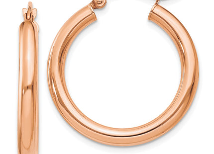14k Rose Gold Earrings Style T1005 - Classique Jewelry Inc.
