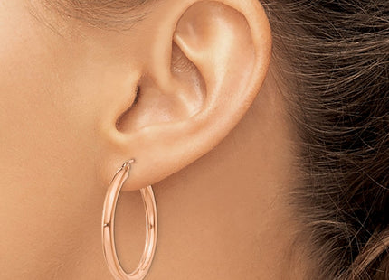 14k Rose Gold Earrings Style T1006 - Classique Jewelry Inc.