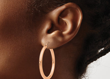 14k Rose Gold Earrings Style T1007 - Classique Jewelry Inc.