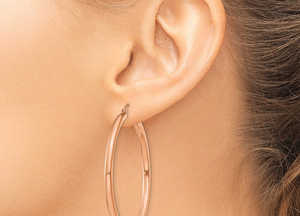 14k Rose Gold Earrings Style T1009 - Classique Jewelry Inc.