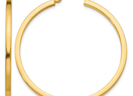 14K gold hoop earrings