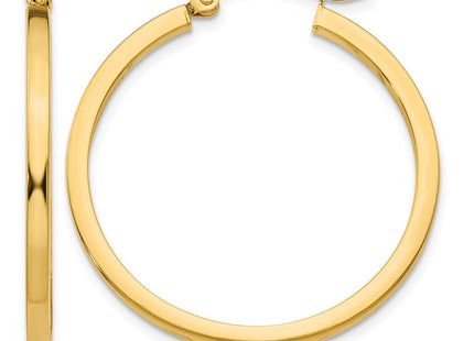 14K gold hoop earrings