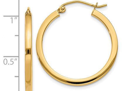 14k Yellow Gold Earrings Style T1077 - Classique Jewelry Inc.