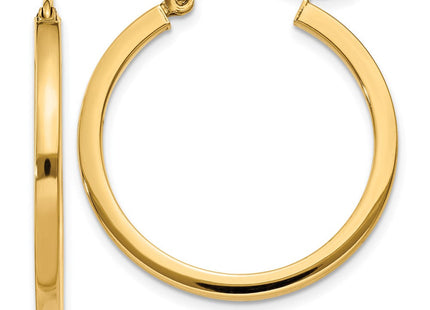 14K gold hoop earrings