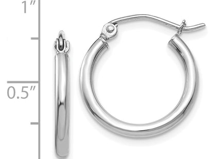 14k White Gold Earrings Style T1123 - Classique Jewelry Inc.