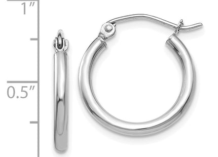 14k White Gold Earrings Style T1123L - Classique Jewelry Inc.