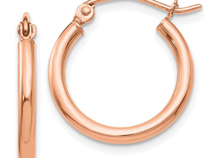 14k Rose Gold Earrings Style T1123R - Classique Jewelry Inc.