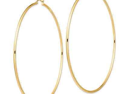 14k Yellow Gold Earrings Style T1158 - Classique Jewelry Inc.