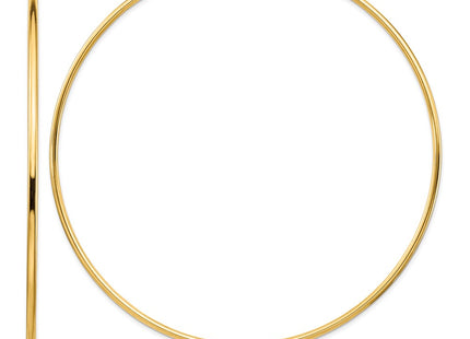 14k Yellow Gold Earrings Style T1158L - Classique Jewelry Inc.