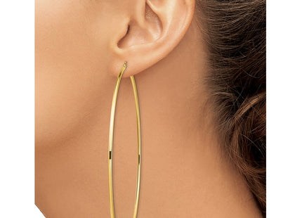 14k Yellow Gold Earrings Style T1159L - Classique Jewelry Inc.