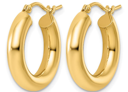 14k Yellow Gold Earrings Style T1163 - Classique Jewelry Inc.