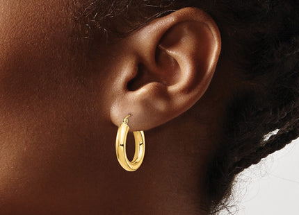 14k Yellow Gold Earrings Style T1163 - Classique Jewelry Inc.