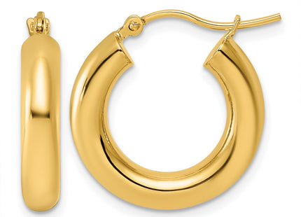 14k Yellow Gold Earrings Style T1163 - Classique Jewelry Inc.
