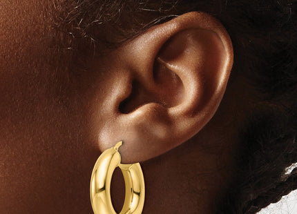 14k Yellow Gold Earrings Style T1165 - Classique Jewelry Inc.