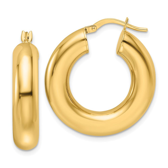 14k Yellow Gold Earrings Style T1165 - Classique Jewelry Inc.