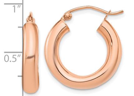 14k Rose Gold Earrings Style T1169 - Classique Jewelry Inc.