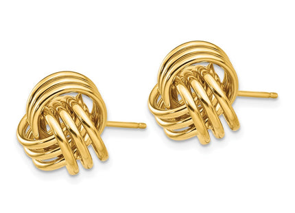 14k Yellow Gold Earrings Style T570 - Classique Jewelry Inc.