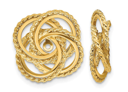 14K gold earrings