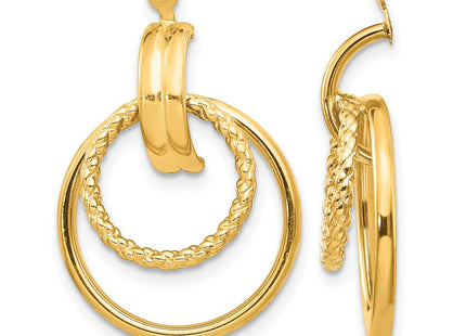 14K gold earrings