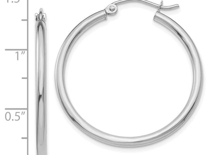 14k White Gold Earrings Style T826L - Classique Jewelry Inc.