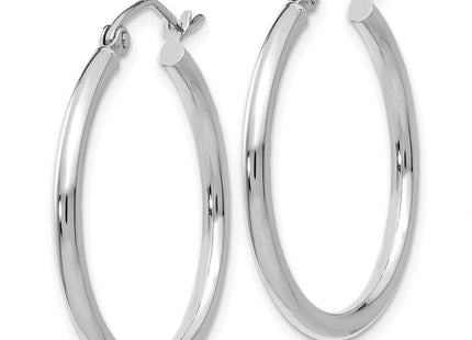 14k White Gold Earrings Style T827L - Classique Jewelry Inc.