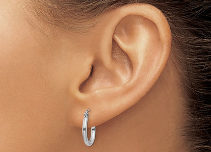 14k White Gold Earrings Style T829 - Classique Jewelry Inc.