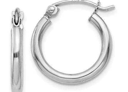 14k White Gold Earrings Style T829L - Classique Jewelry Inc.