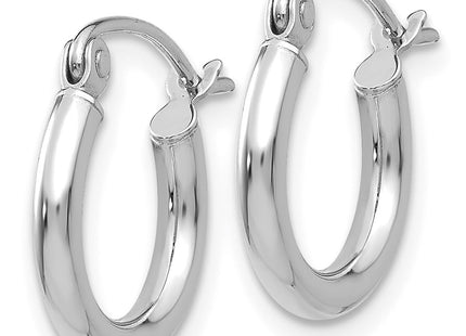 14k White Gold Earrings Style T830 - Classique Jewelry Inc.