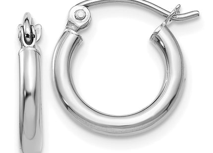 14k White Gold Earrings Style T830L - Classique Jewelry Inc.