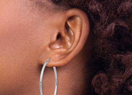 14k White Gold Earrings Style T831 - Classique Jewelry Inc.