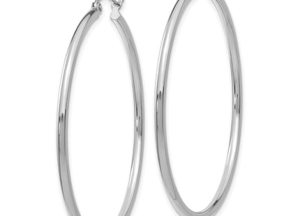 14k White Gold Earrings Style T832 - Classique Jewelry Inc.