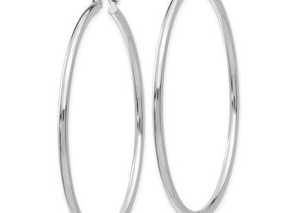 14k White Gold Earrings Style T833L - Classique Jewelry Inc.