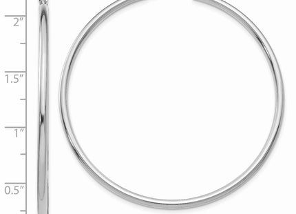 14k White Gold Earrings Style T833L - Classique Jewelry Inc.