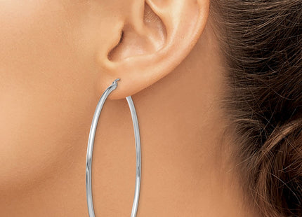 14k White Gold Earrings Style T836 - Classique Jewelry Inc.