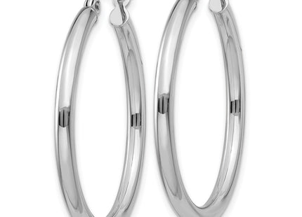 14k White Gold Earrings Style T838L - Classique Jewelry Inc.