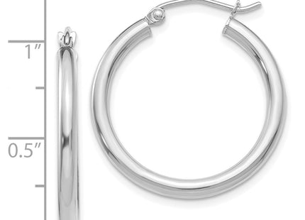 14k White Gold Earrings Style T839L - Classique Jewelry Inc.