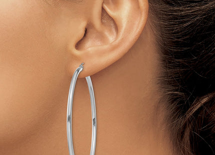 14k White Gold Earrings Style T842 - Classique Jewelry Inc.
