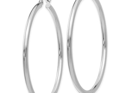 14k White Gold Earrings Style T844L - Classique Jewelry Inc.